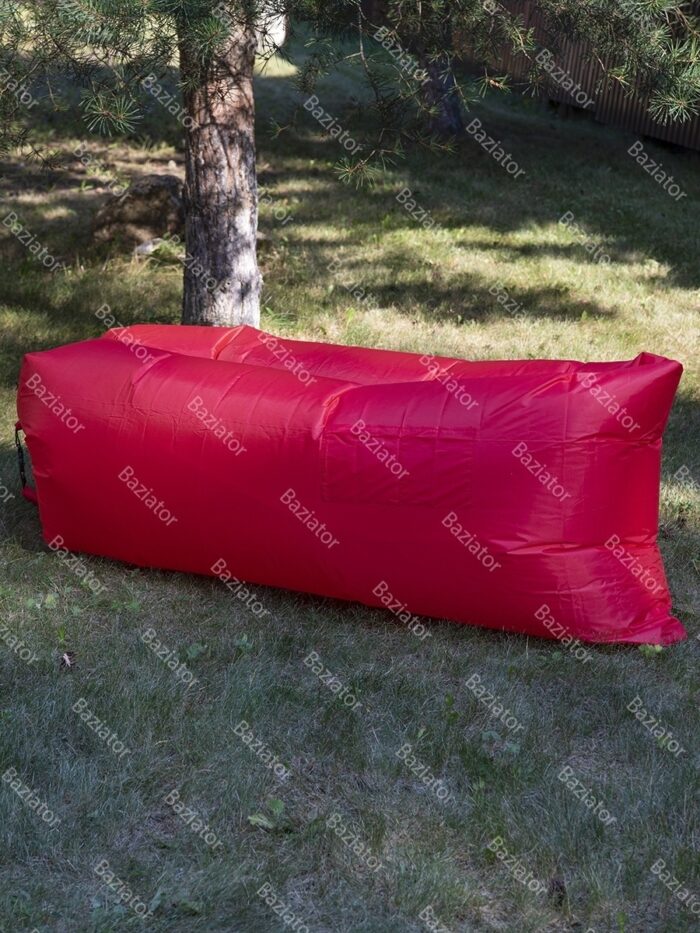 Надувной ламзак диван кровать с карманом и колышком 240*70 см в подарок сумка переноска
