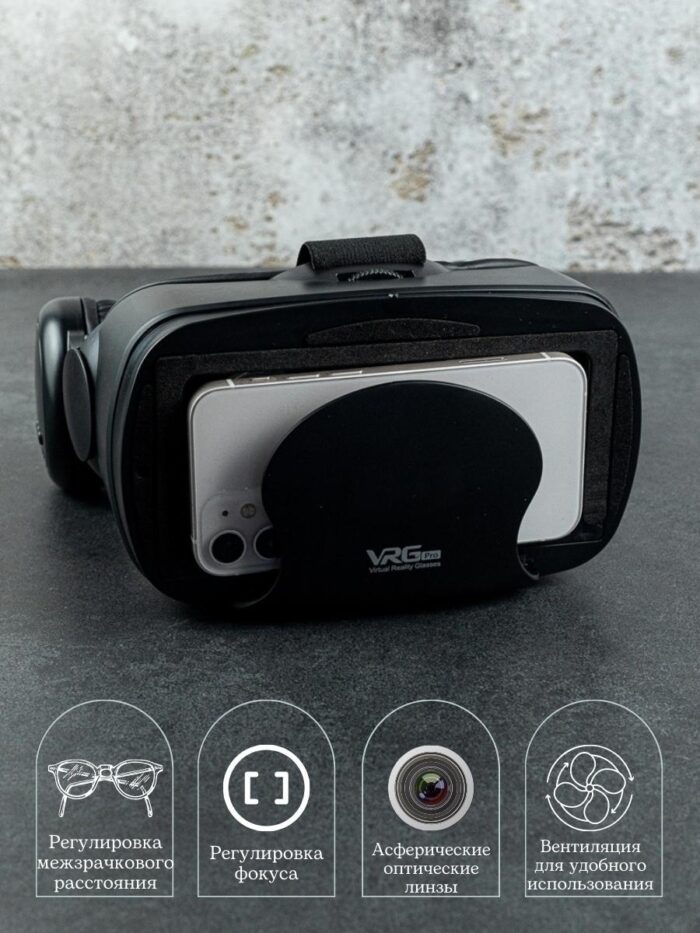 Виртуальные очки для телефона/Vr очки//виртуальный шлем/очки виртуальной реальности