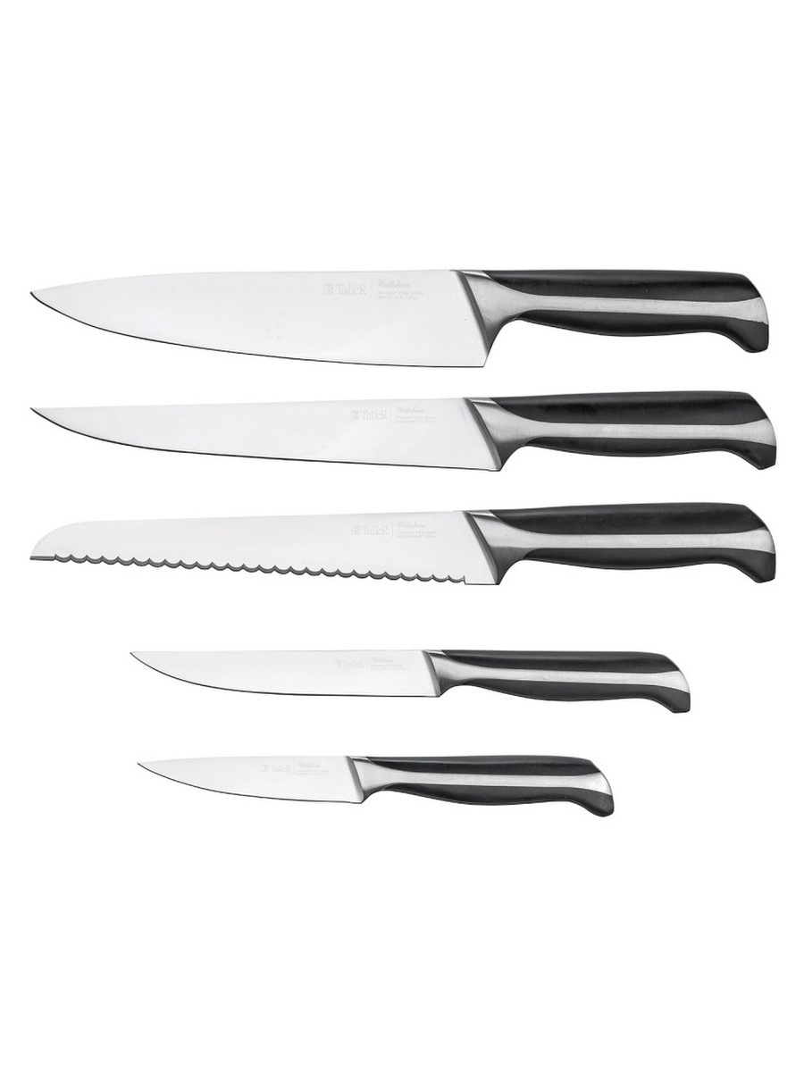 Набор ножей Уилтшир 6 пр.лезвия ножей из коррозионностойкой стали 420S45