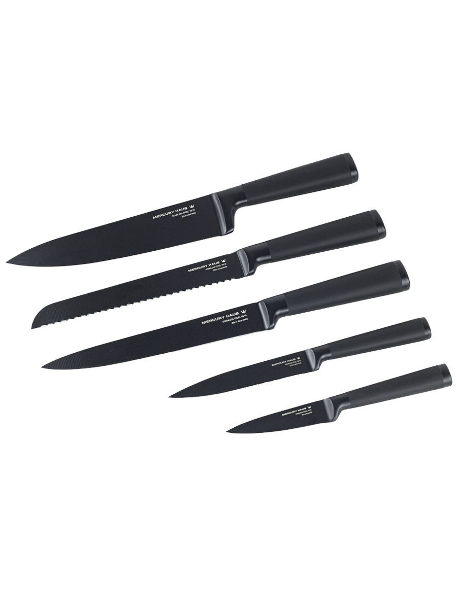 Набор ножей/подставка для/6 предметов/нож универсальный/кухонный/мясо/рыбы/хлеба/овощей