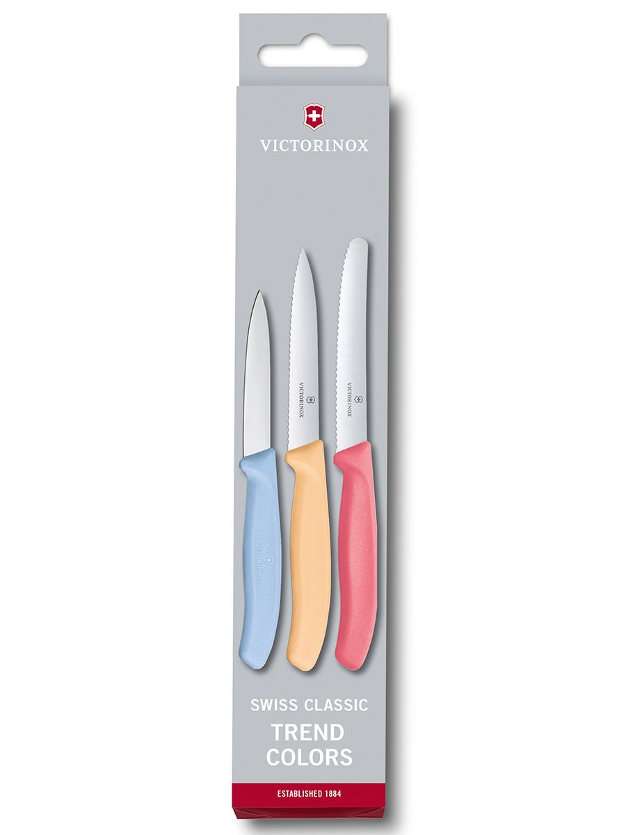 Набор ножей Victorinox Swiss Classic Trend Colors - 3 предмета