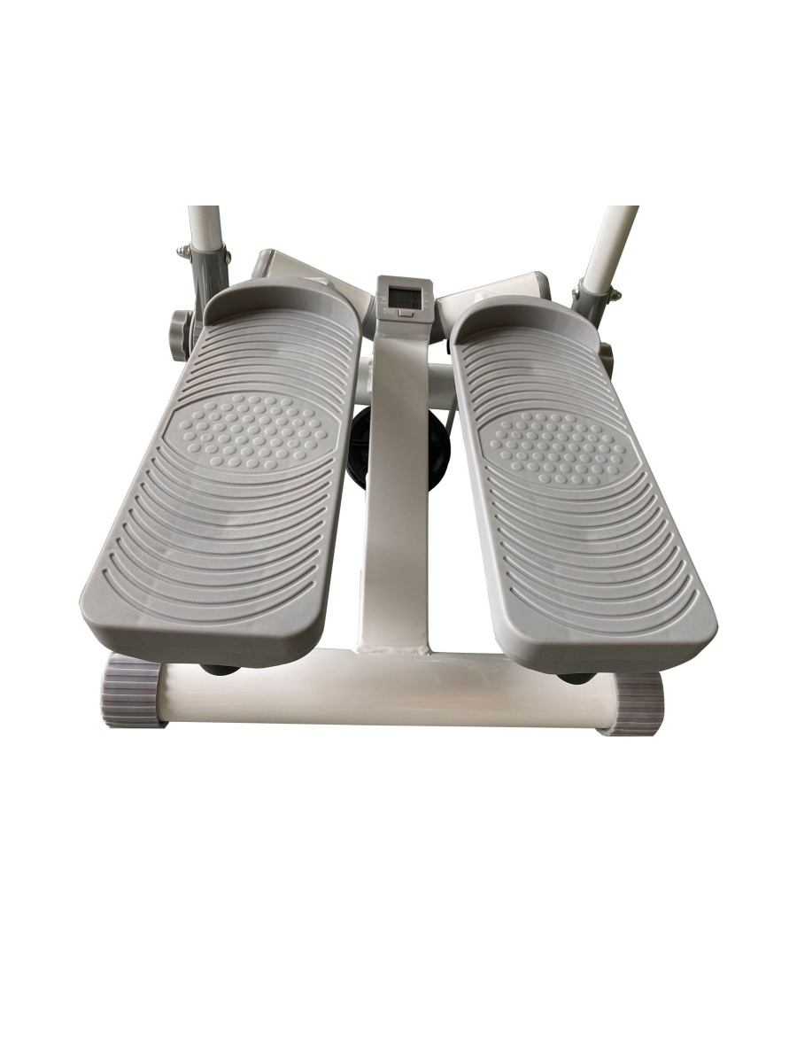 Степпер поворотный с поручнями мини кардио тренажёр для ног дома похудения ходьбы домашний мышцы